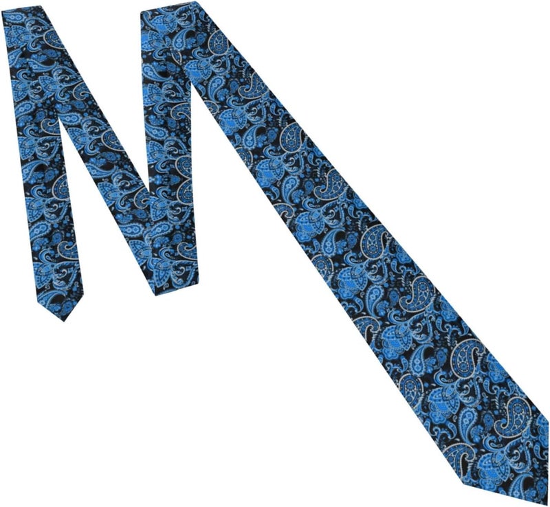 Yilad Tie for Men and Boy Novelty Fun Full Print Men's Necktie Skinny Fashion Narrow Wide - Image 3